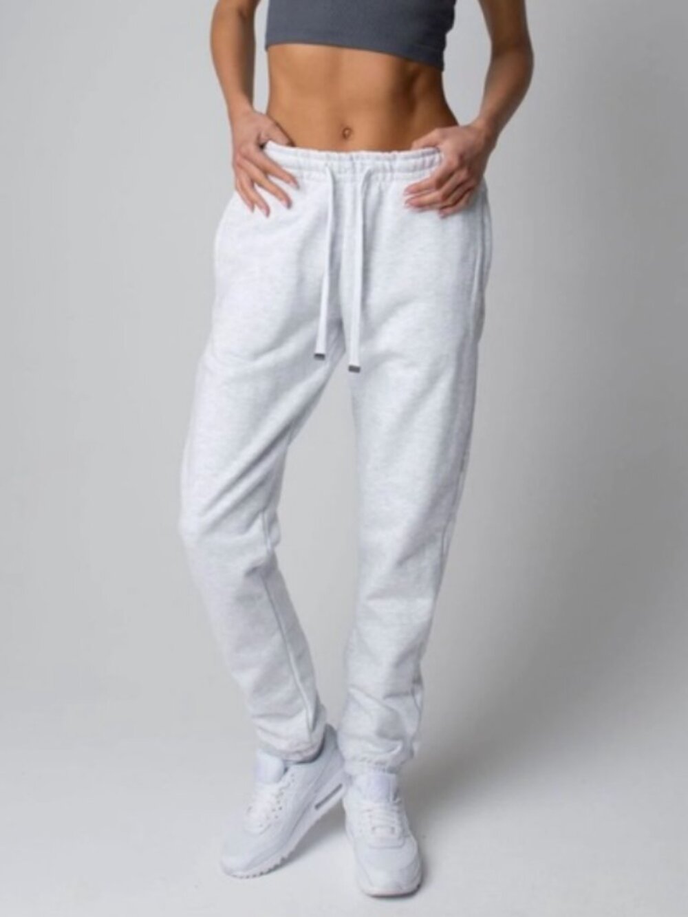 TALENTLESS HEAVYWEIGHT SWEATPANTS | heathered grey
